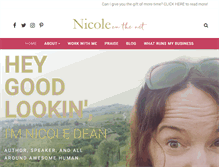 Tablet Screenshot of nicoledean.com